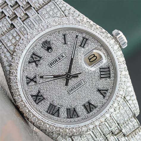 rolex automatic diamond datejust ii|rolex datejust full diamond.